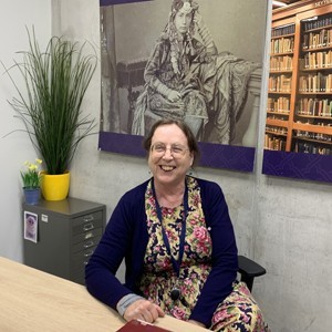 NINO Librarian Anita Keizers in her office at HMO 0.75